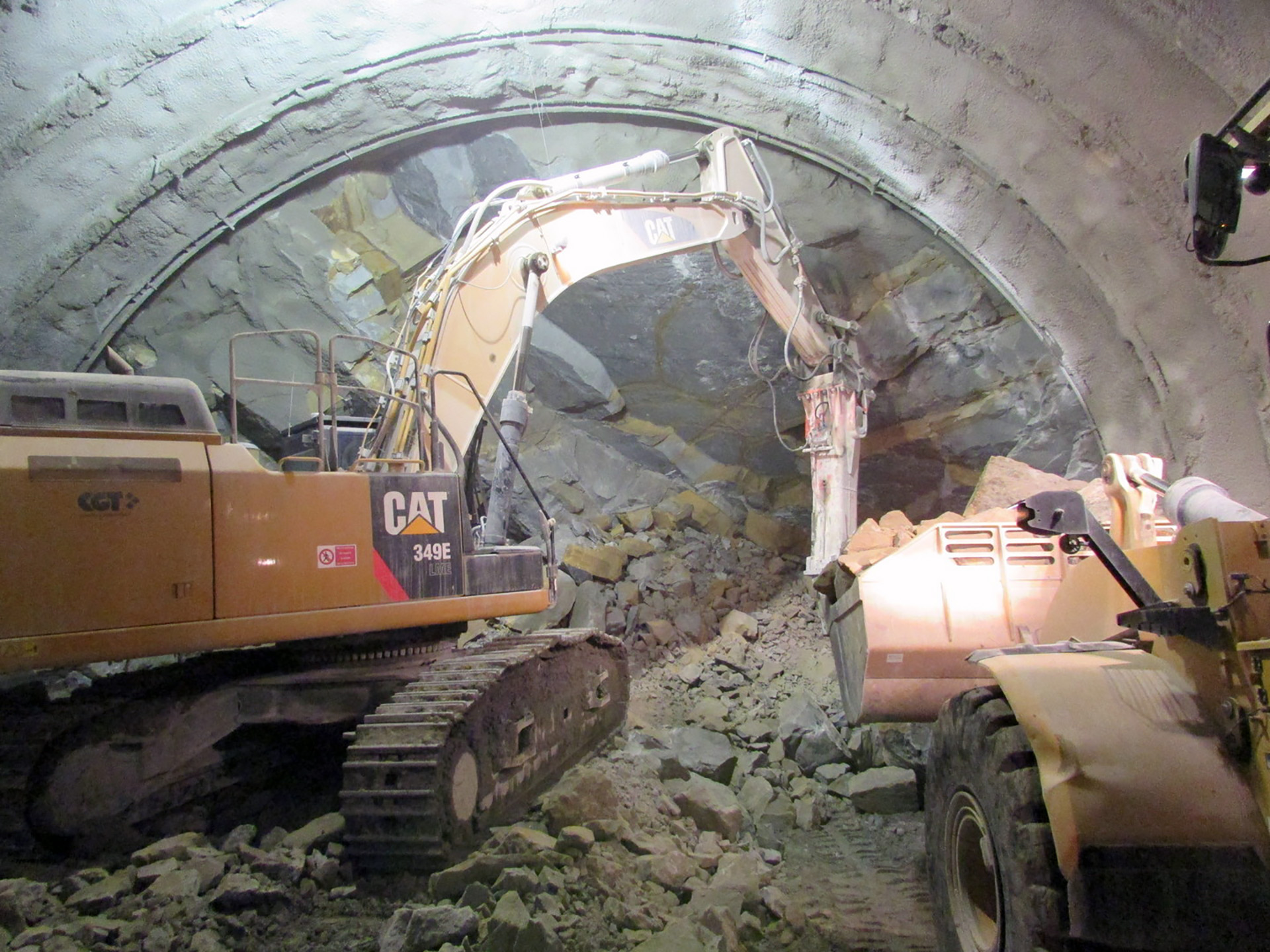 Wydrążono już pół kilometra tuneli na Zakopiance