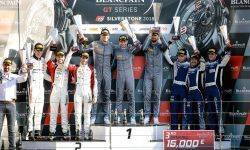 Załoga Emil Frey Lexus Racing na podium w Silverstone