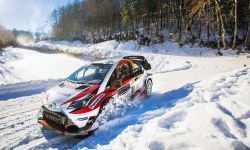 Jari-Matti Latvala i Juho Hänninen w Toyocie Yaris WRC