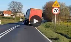 Trasa Kisielice-Iława. Kompletnie pijany kierowca niemal wywrócił ciężarówkę!