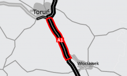 Autostrada A1 Włocławek - Toruń zostanie poszerzona