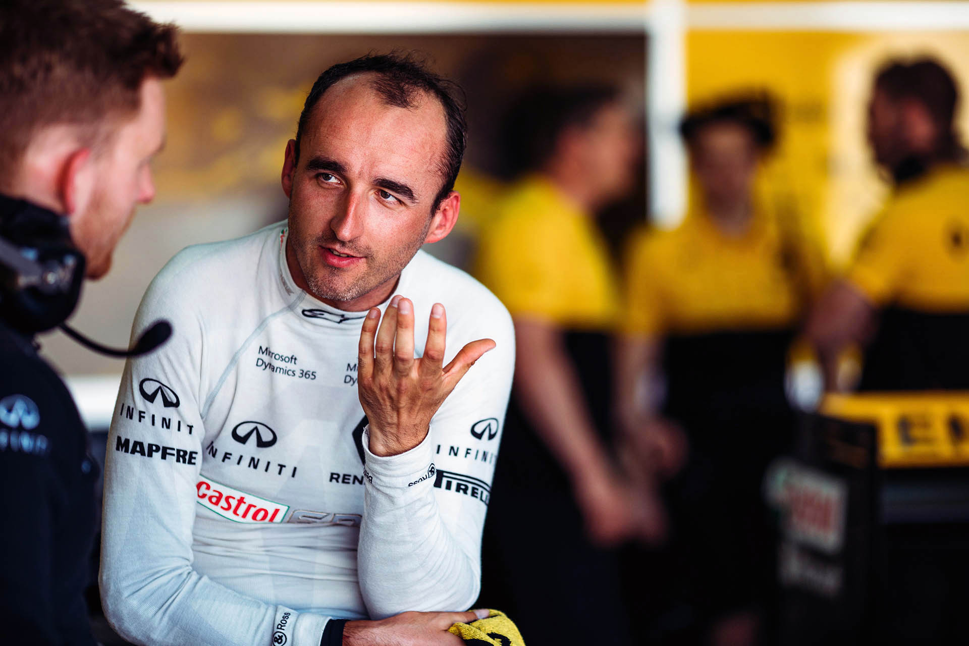 Robert Kubica na torze Formuły 1