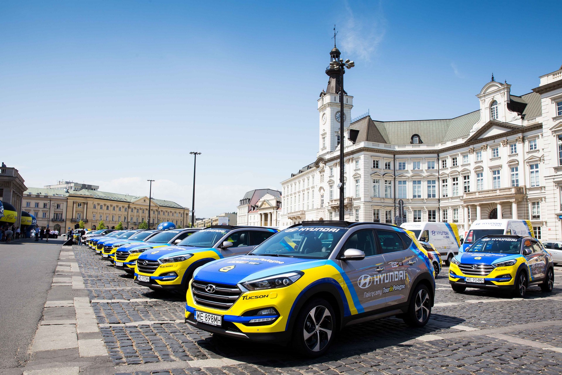 Hyundai przekazał flotę samochodów do obsługi 73. Tour de Pologne