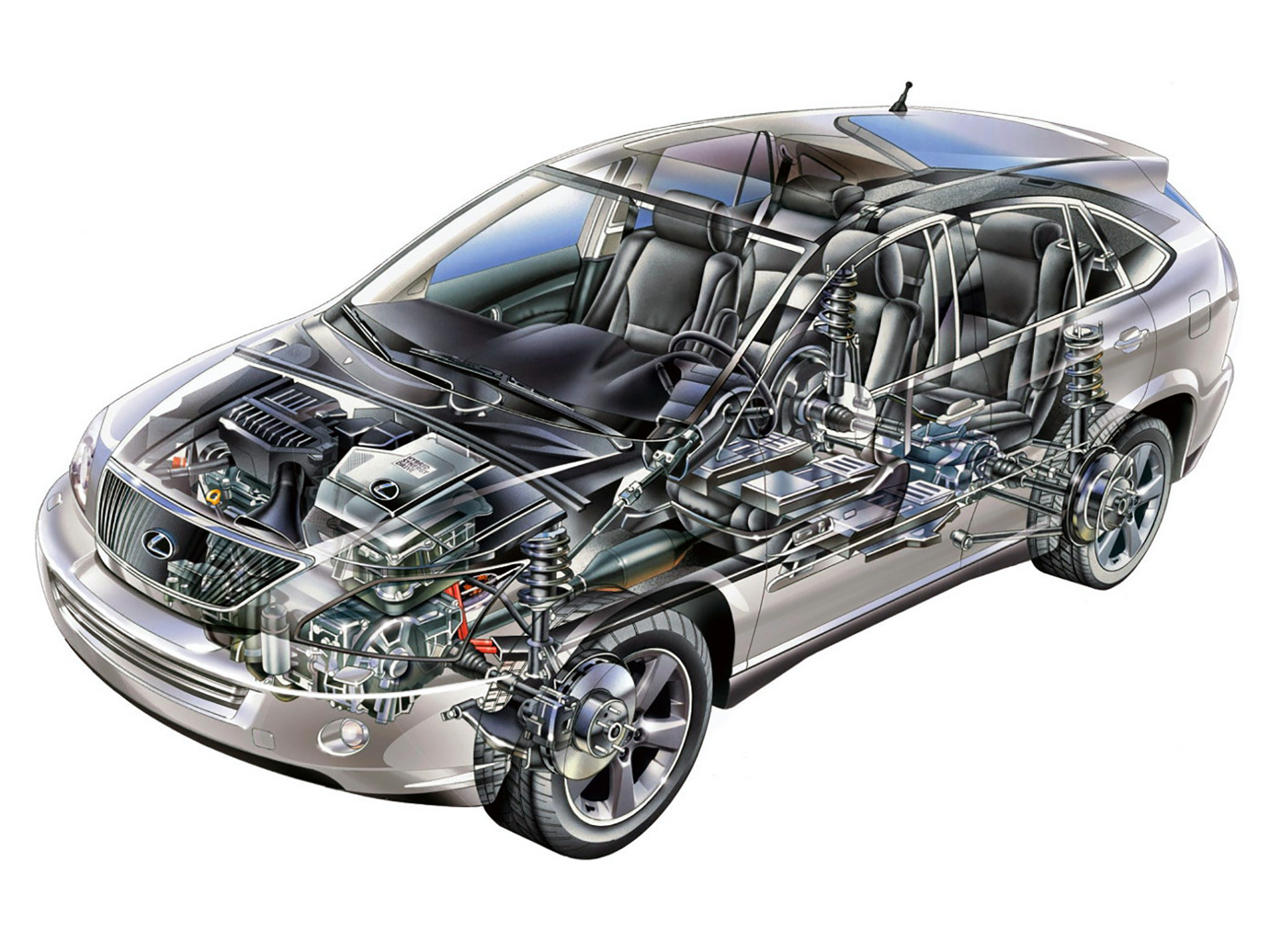 Elektryczny napęd 4x4 w hybrydach Toyoty i Lexusa