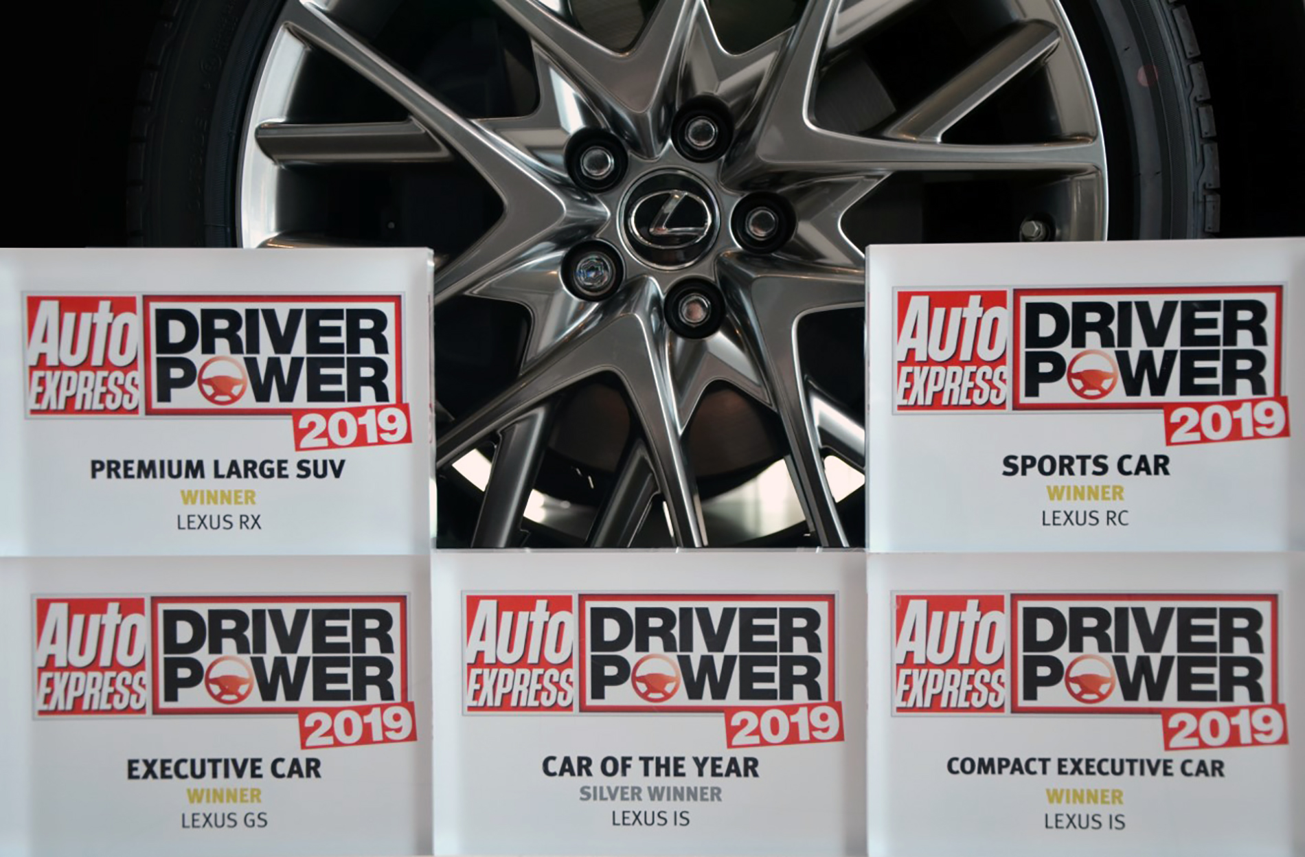 Lexus - 7 nagród w rankingu Auto Express Driver Power 2019