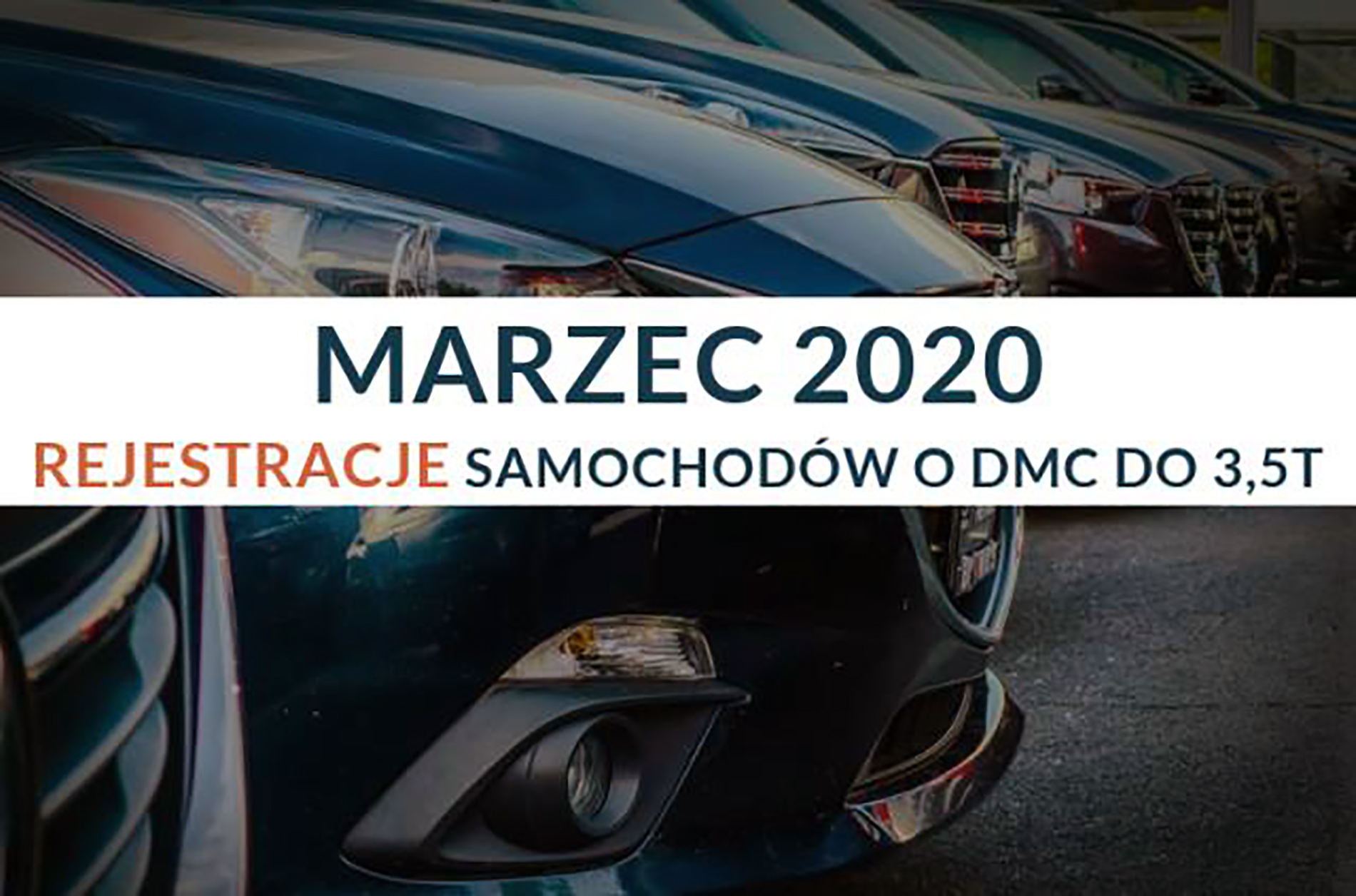 Rejestracje samochodów osobowych i dostawczych w marcu 2020r.