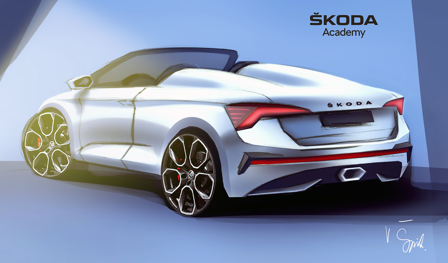 Kompaktowa SCALA w wersji Spider:  siódmy ŠKODA Student Concept Car