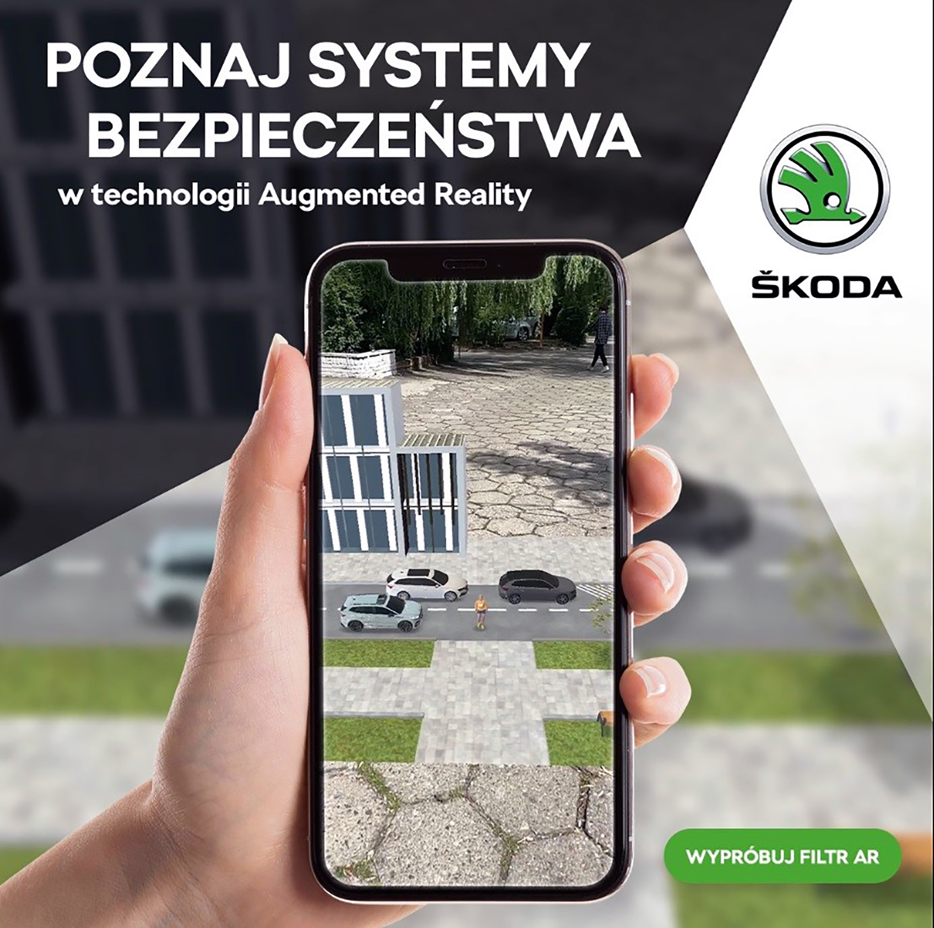 Škoda Polska prezentuje systemy bezpieczeństwa w technologii rozszerzonej rzeczywistości