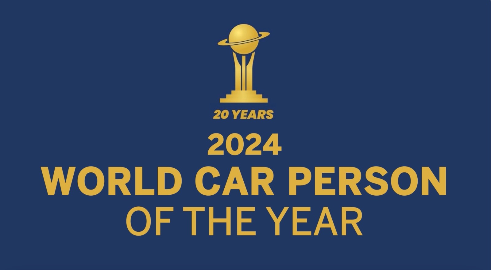 Osobowość Motoryzacyjna Roku konkursu na Światowy Samochód Roku 2024